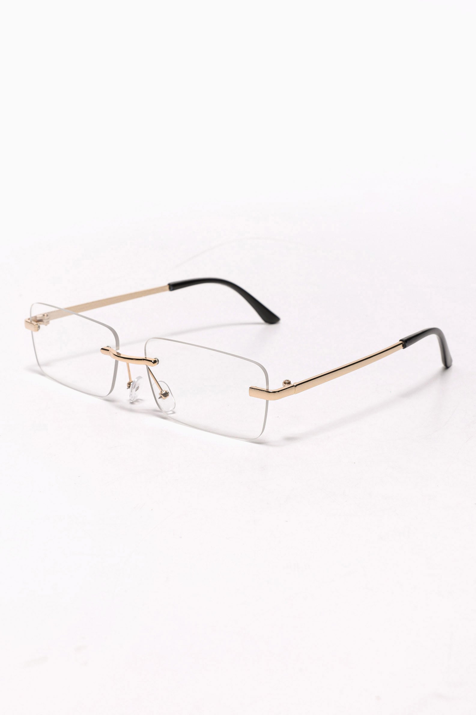 Brille - Gold + Clear