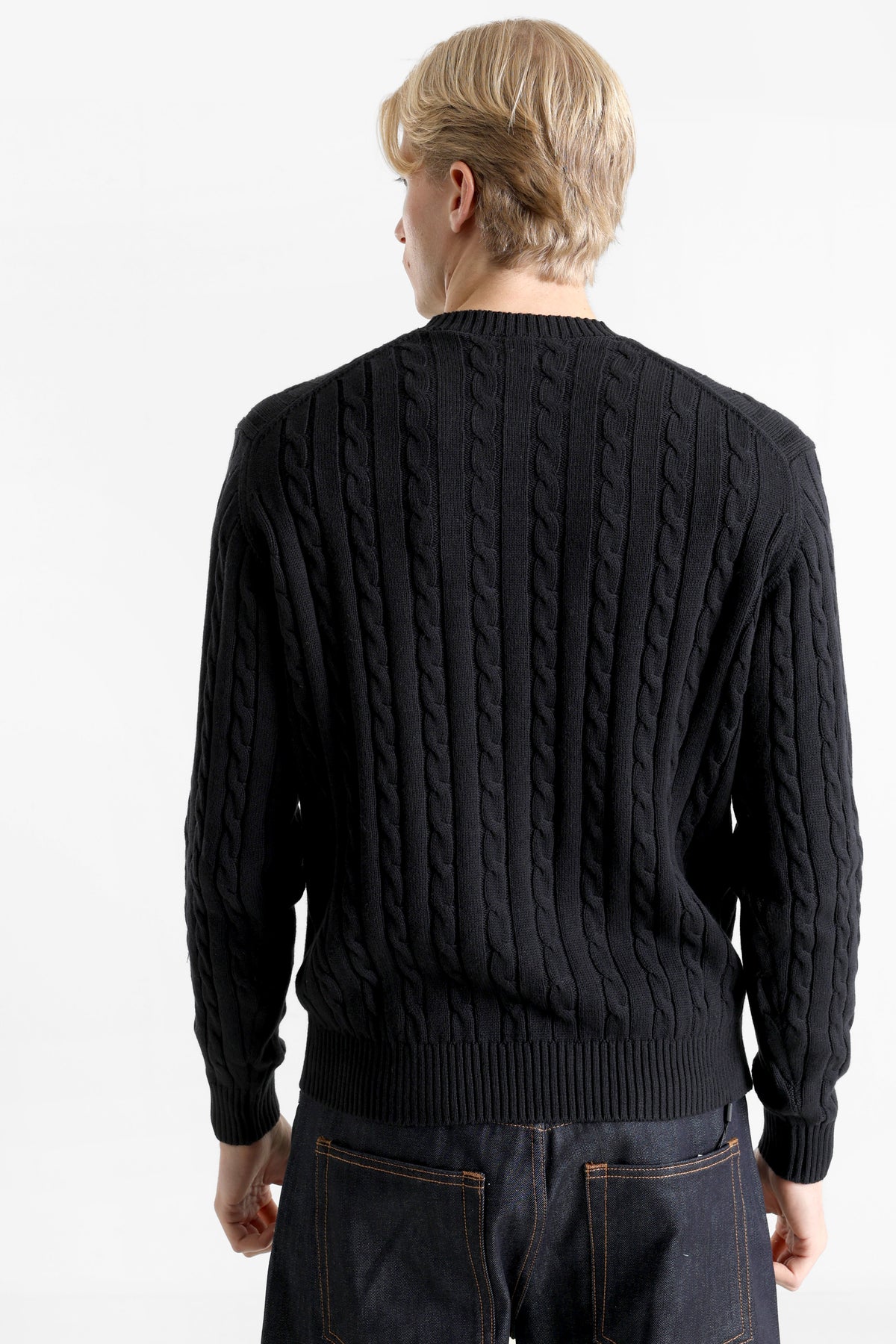 Bert knitted sweater - Black