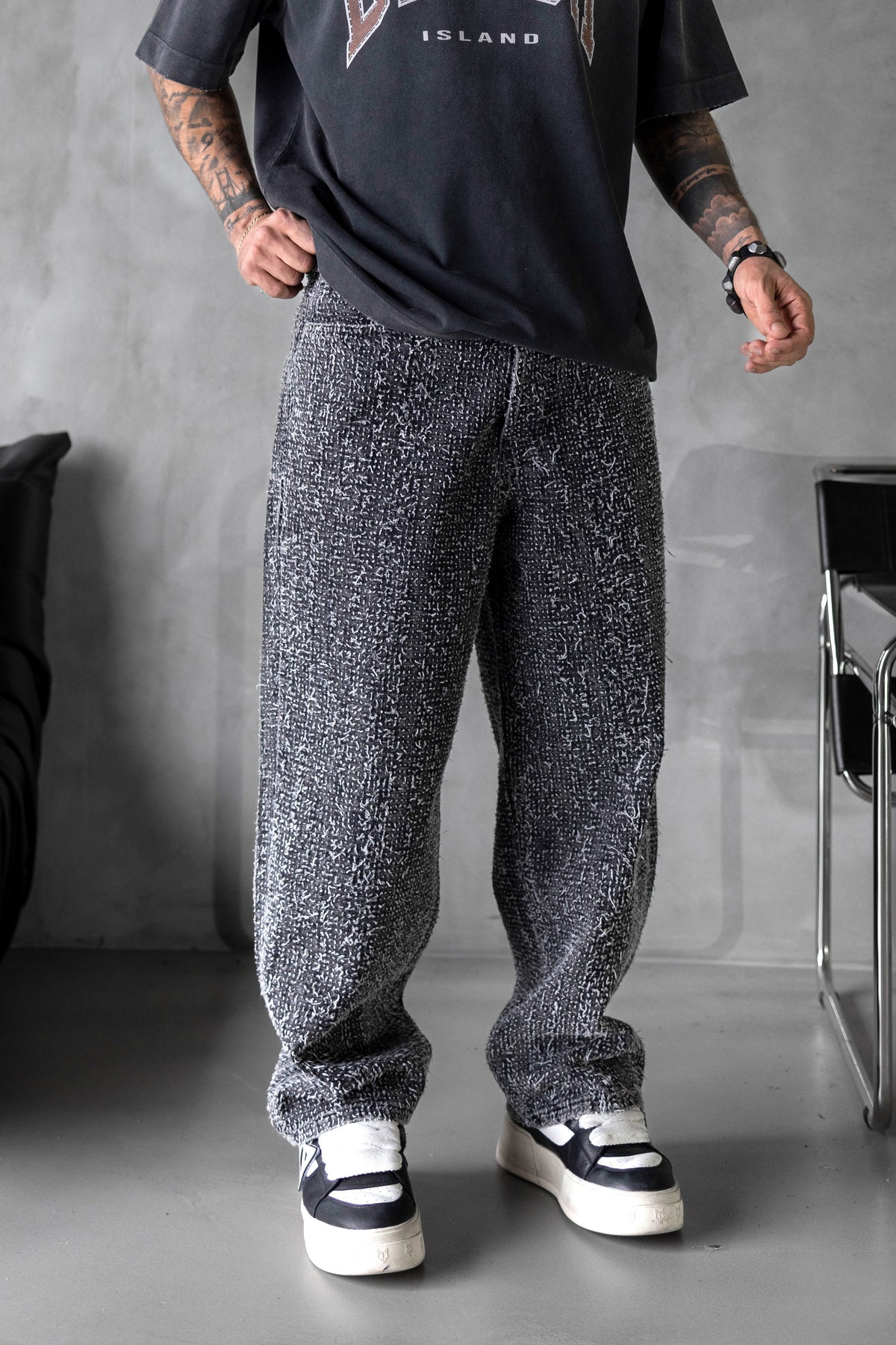 Baggy Jeans - Grey Denim