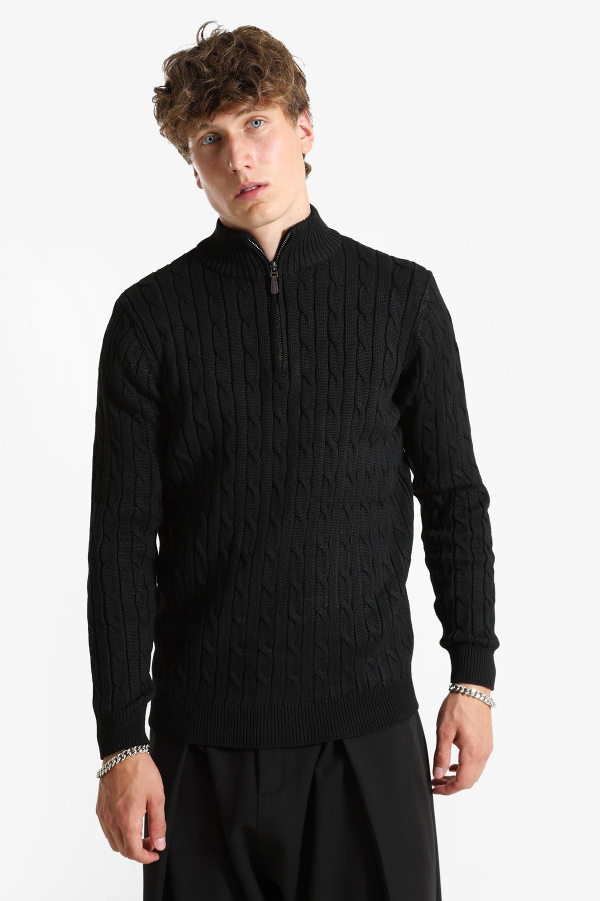 Maglione in maglia - Black