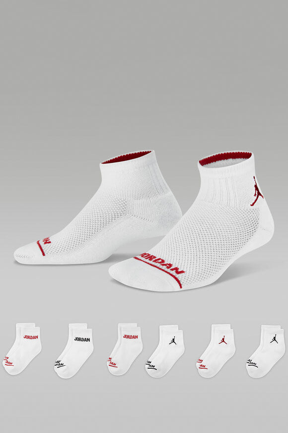 Six-pack of socks - White