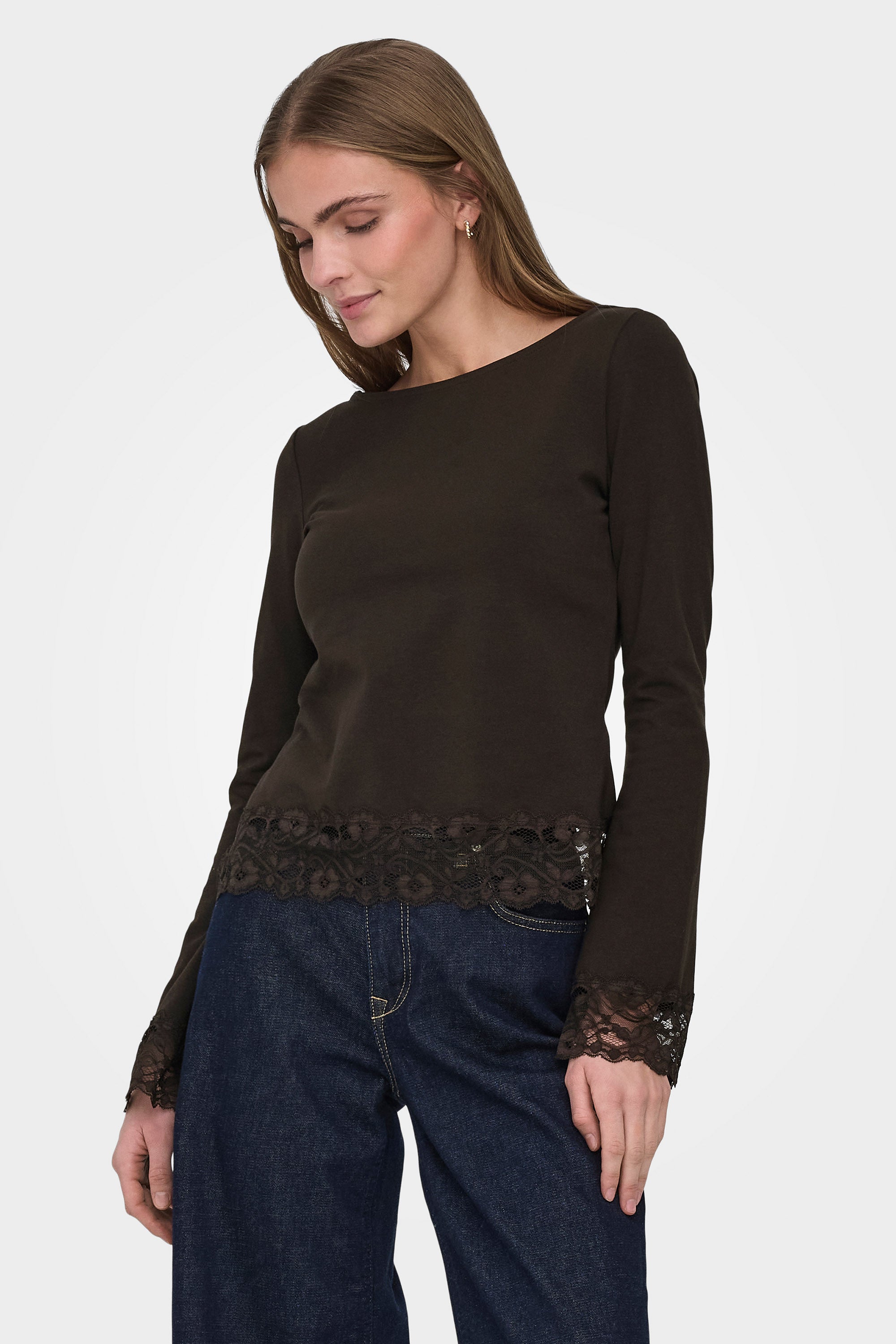 ONLLIVE Langarmshirt - Chocolate Torte