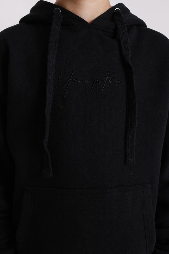 Kapuzensweatshirt - Schwarz