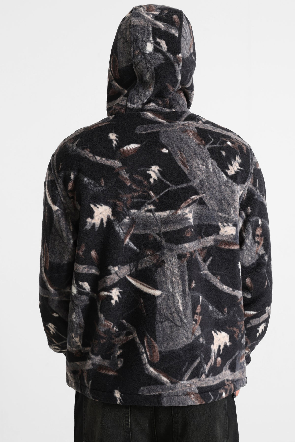 Blevin fleece jacket - Camo Feather Tree + Black