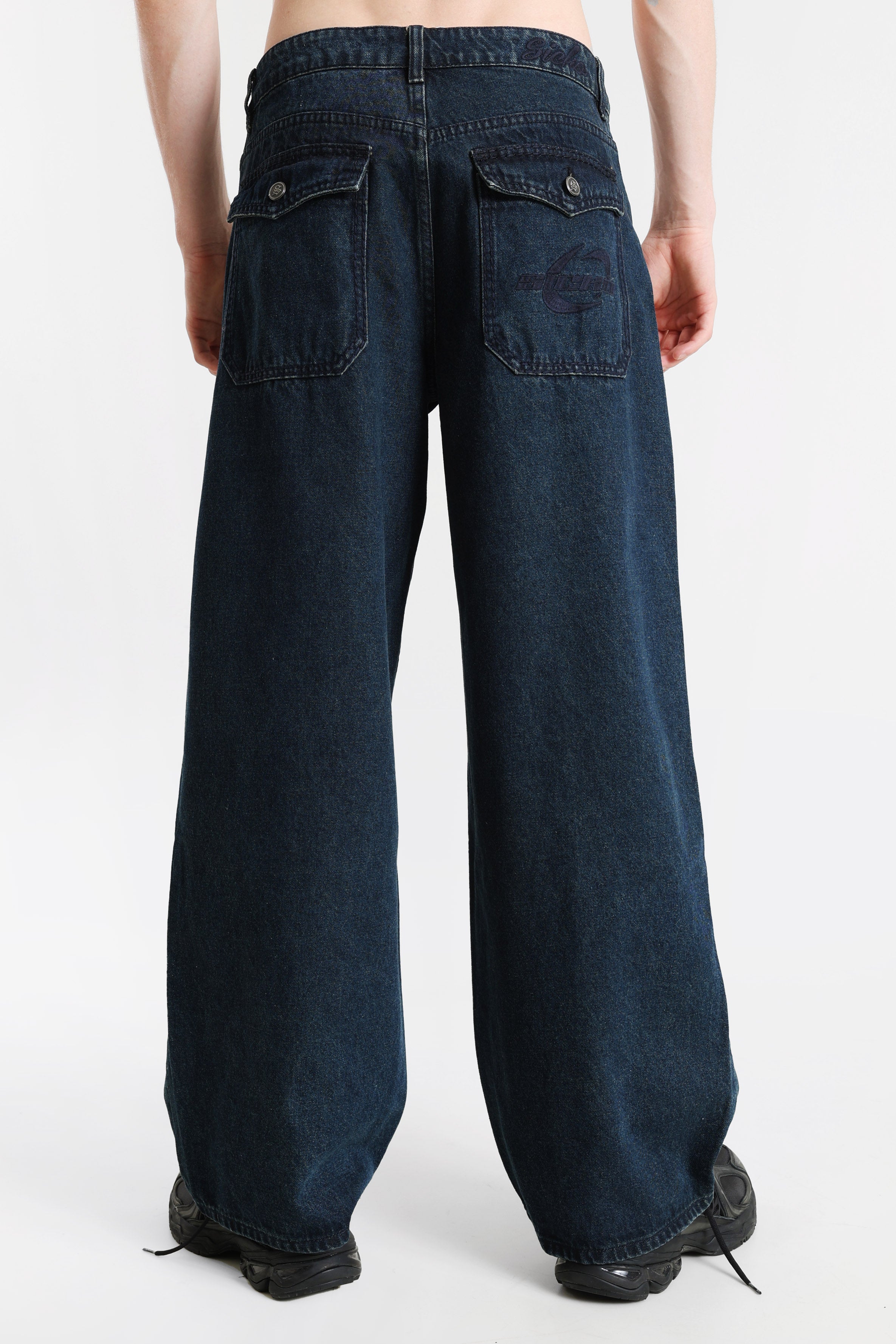 Jeans a vestibilità baggy - Bleu foncé