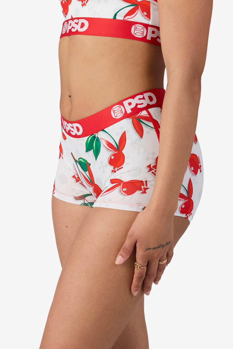 Panty - White + Red