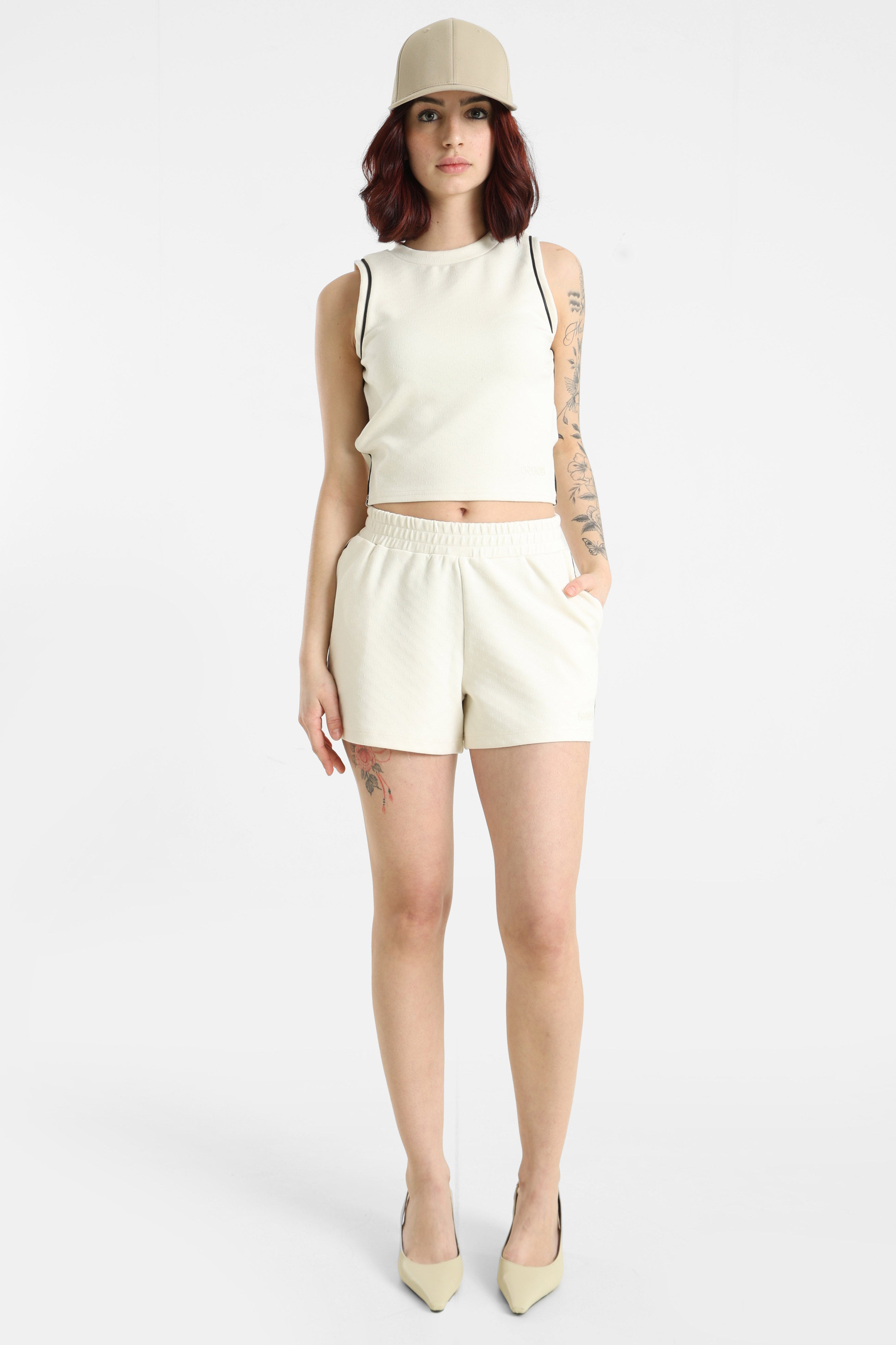 Short en sweat - Pearl White