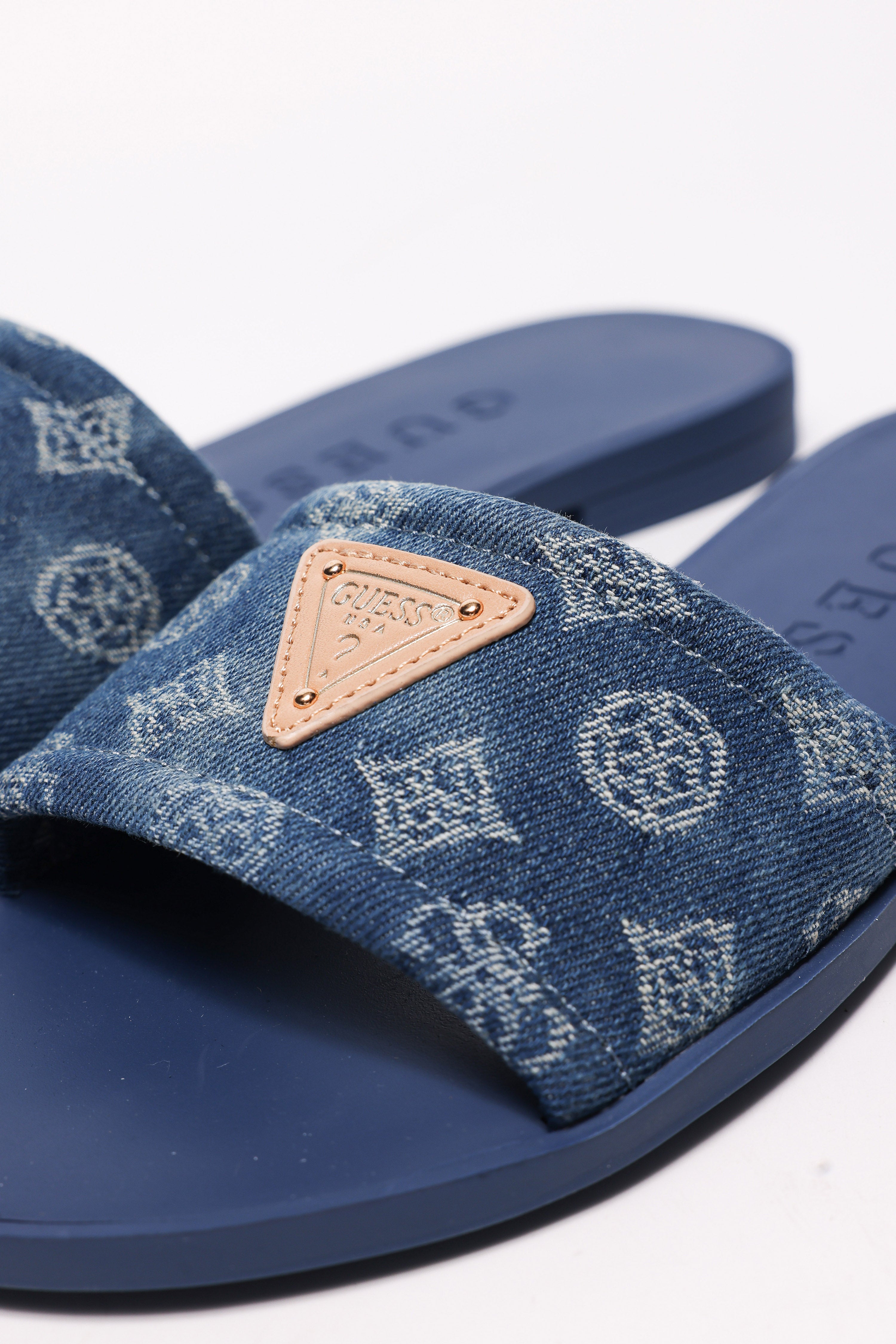 Elysone Jeans Pantoletten - Blue