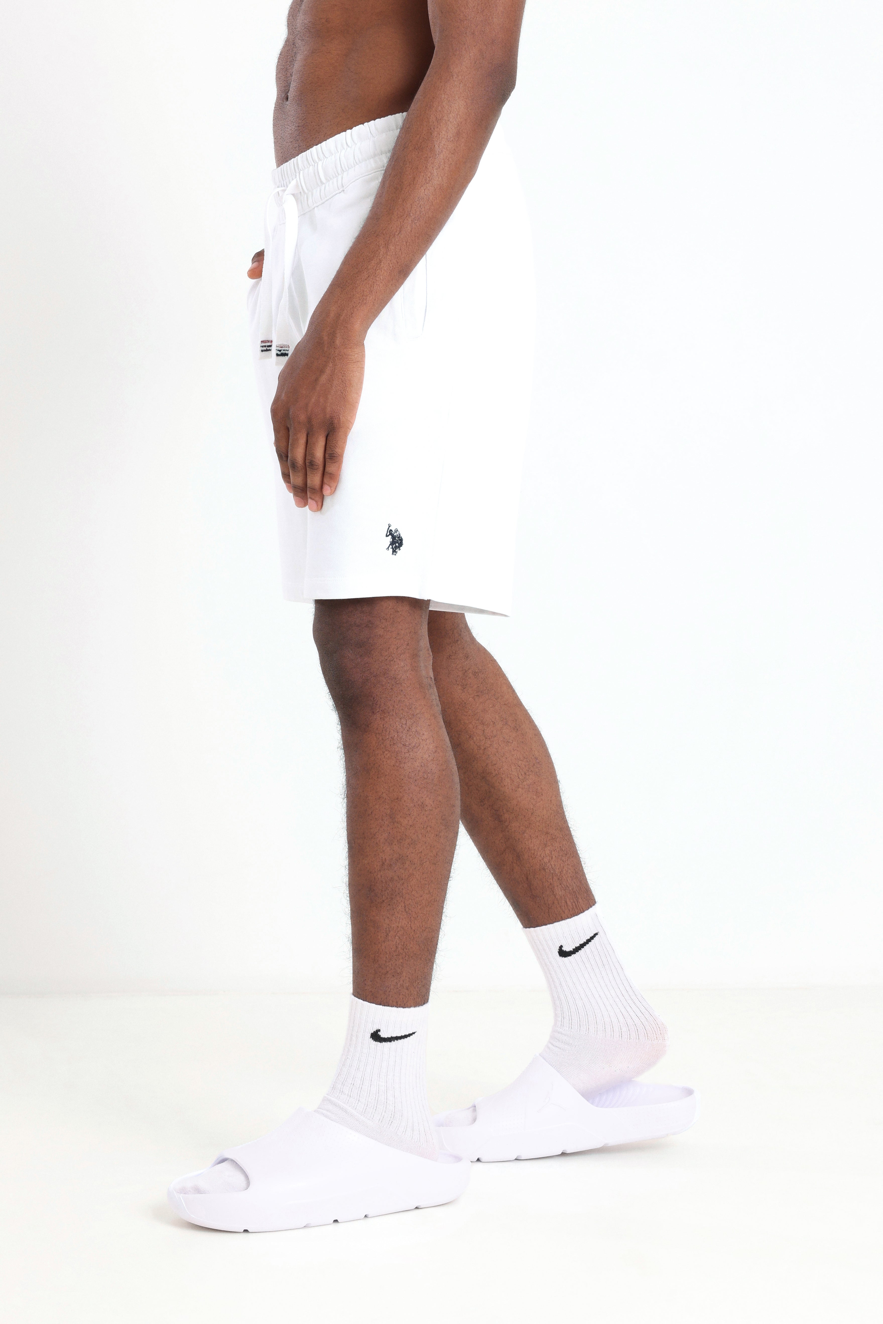Bald Sweatshorts - White
