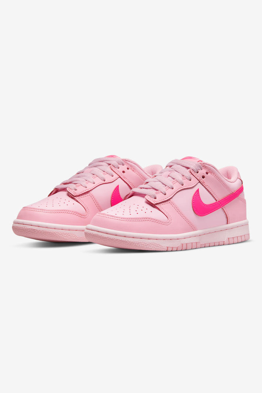 Baskets Dunk Low - Rose moyen doux + mousse rose
