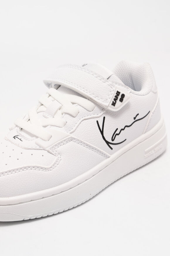 89 Logo Kids Sneaker - White + Black