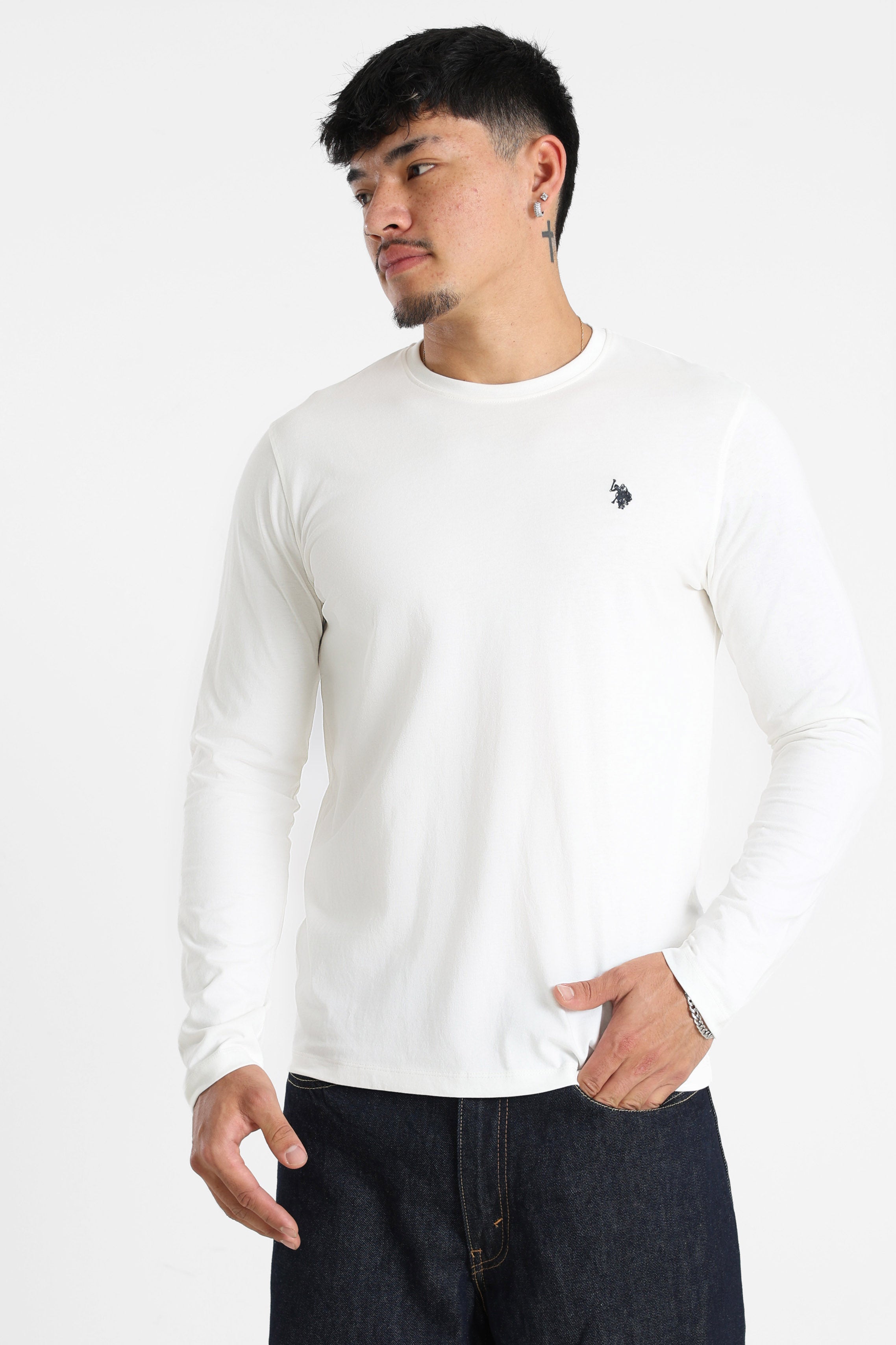 Akio Langarmshirt - Offwhite