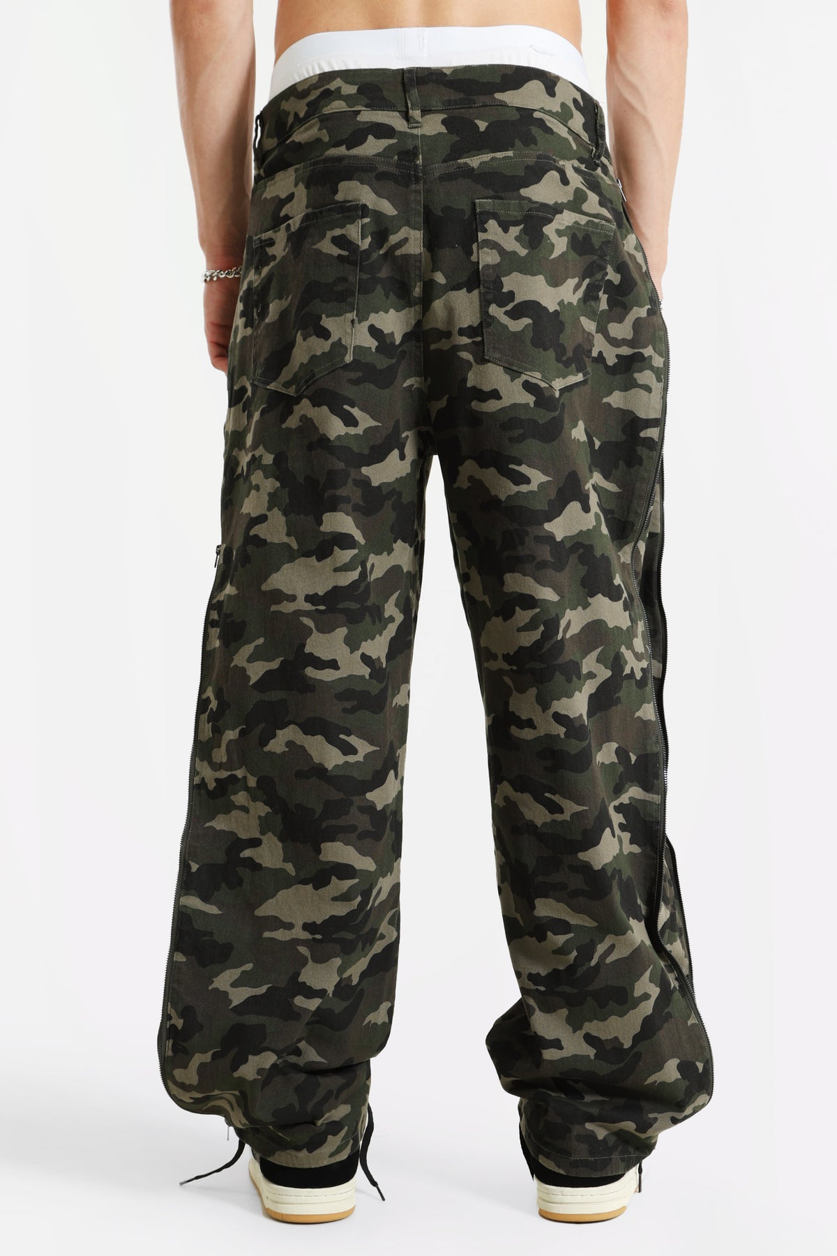 Pantalone in tessuto - Vert Camouflage
