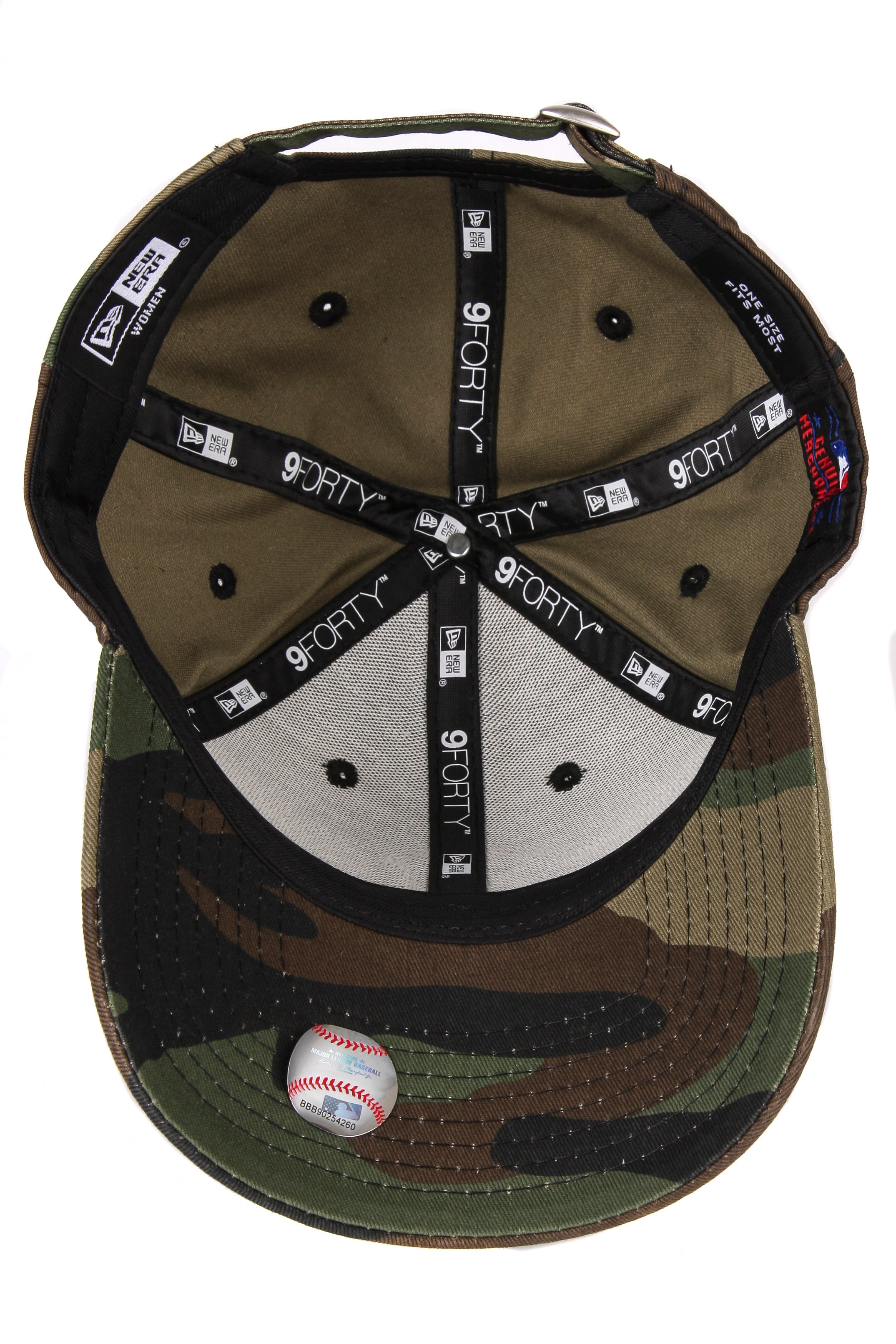 Casquette 9forty / strapback - Camouflage + Blanc