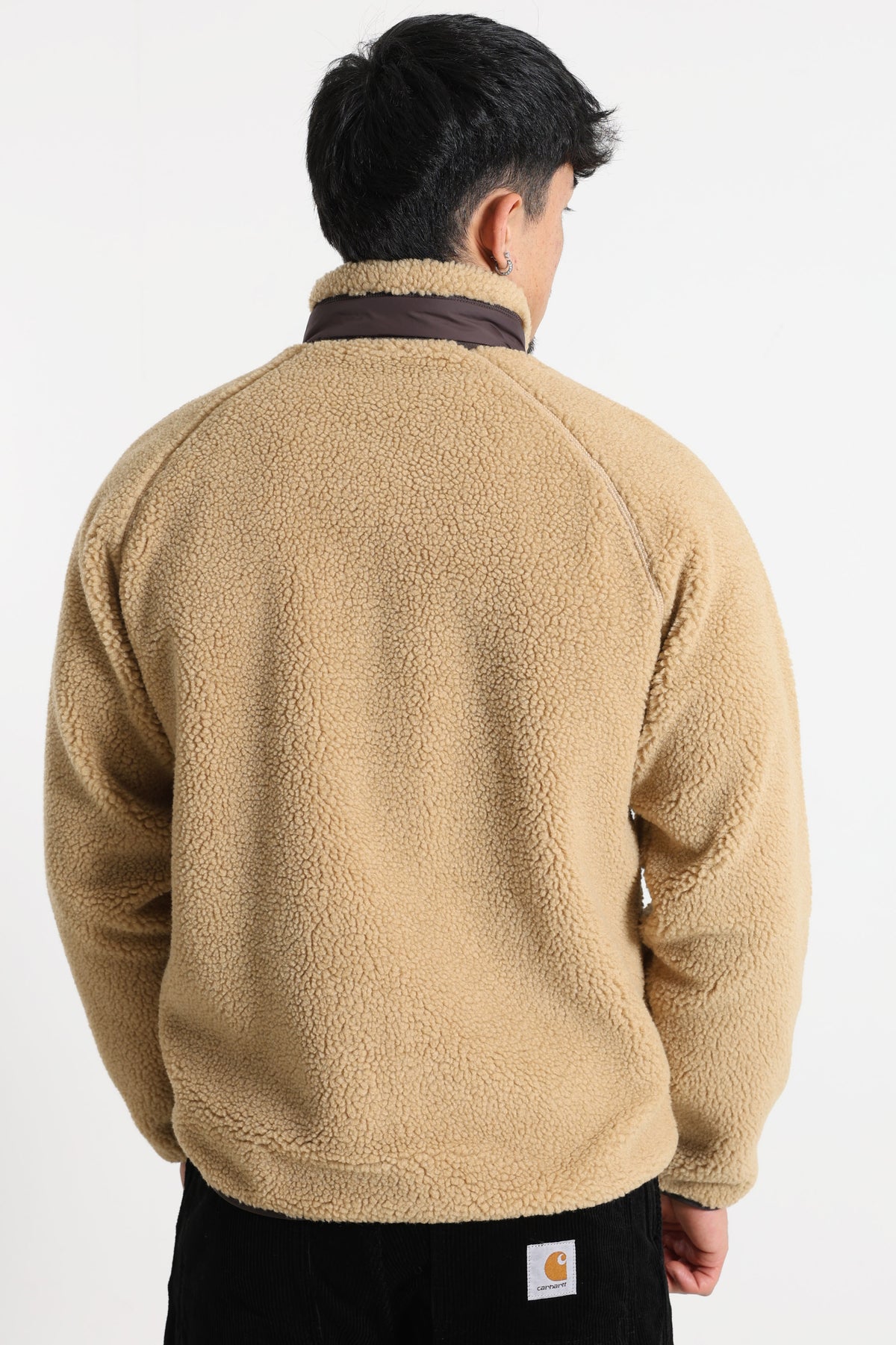 Prentis sherpa jacket - Dusty H + Tobacco
