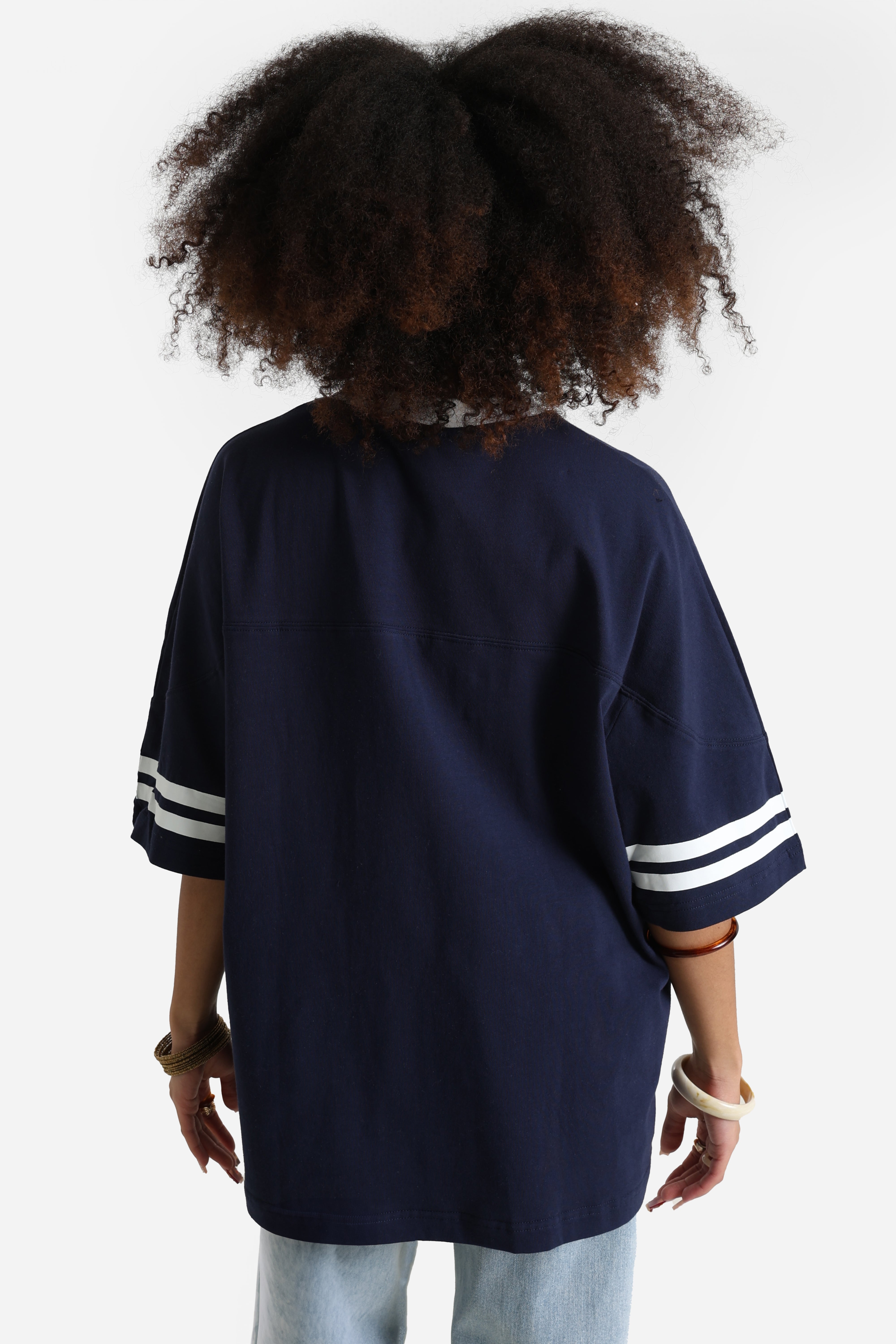 Loose-fitting T-Shirt - Bleu marine