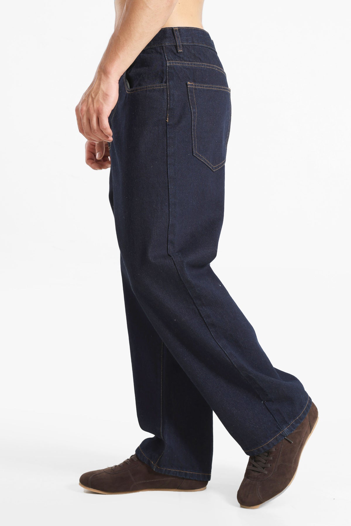 Milano Relaxed Fit Jeans - Raw Blue