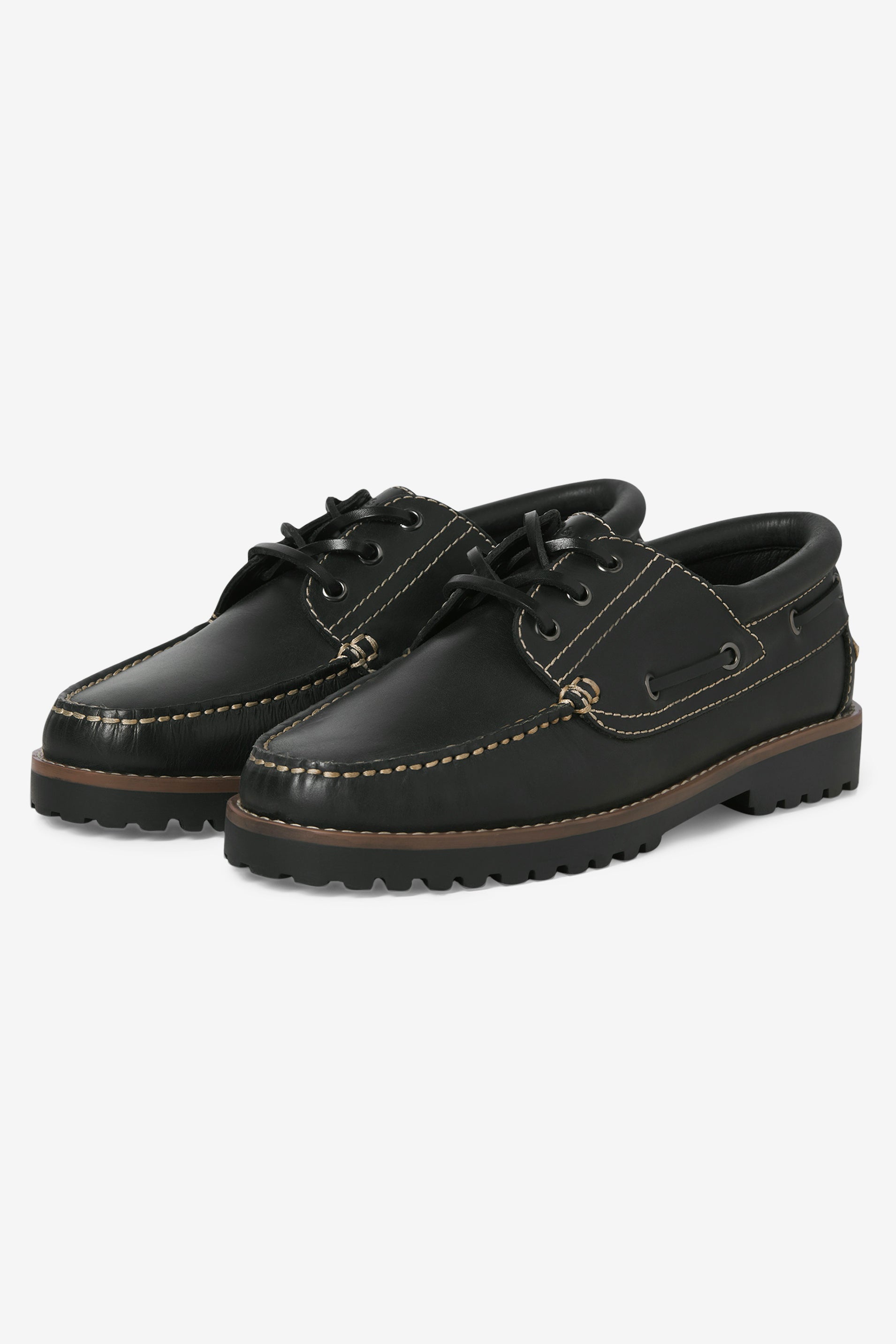 JFWBROOKLYN Chaussures Bateau - Noir
