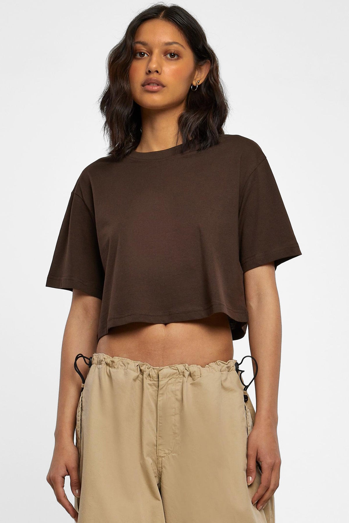 T-Shirt ample - Dark Brown
