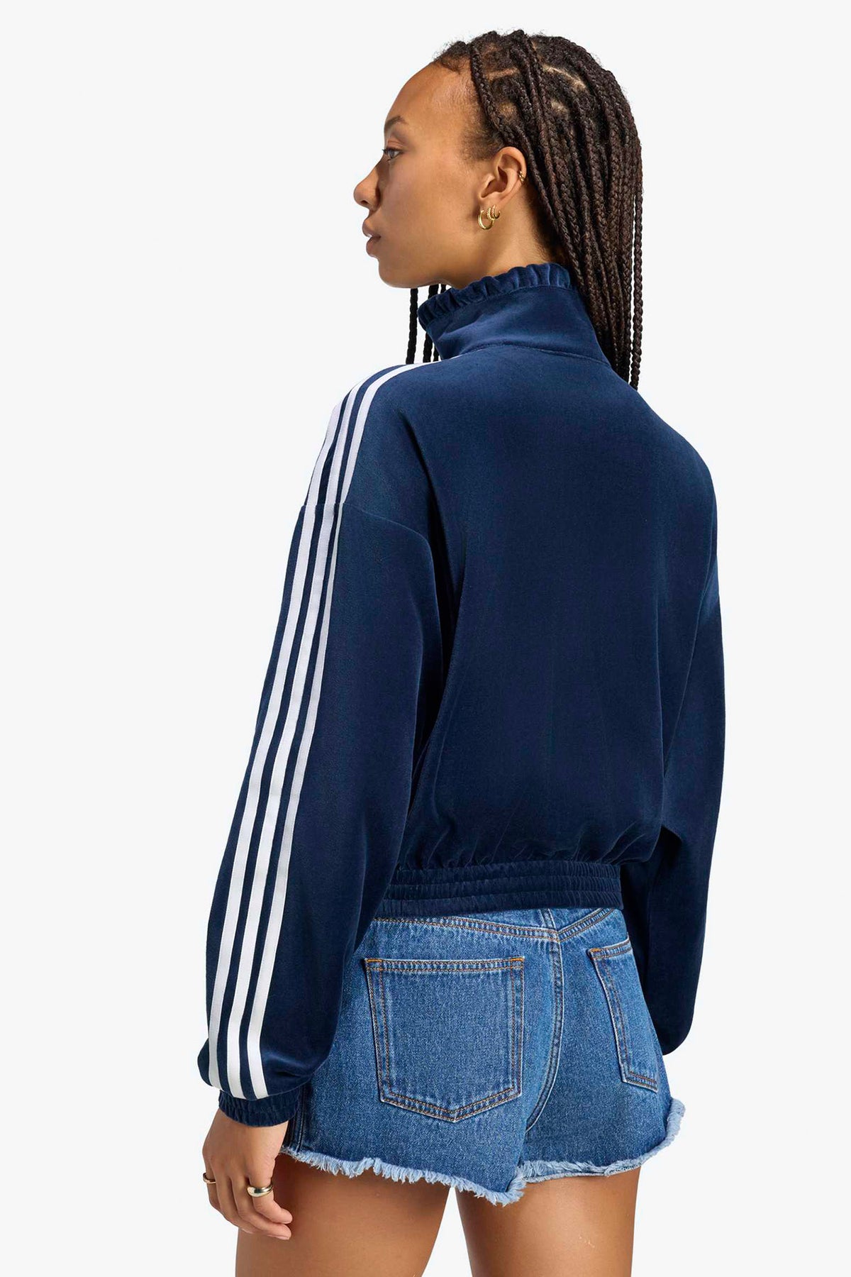 Samt Trainingsjacke - Collegiate Navy