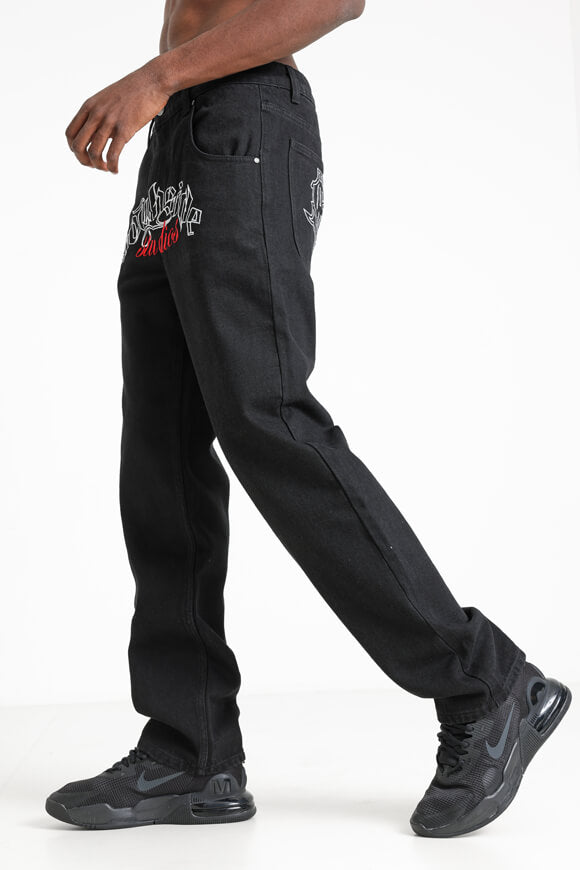 Straight Fit Jeans - Black