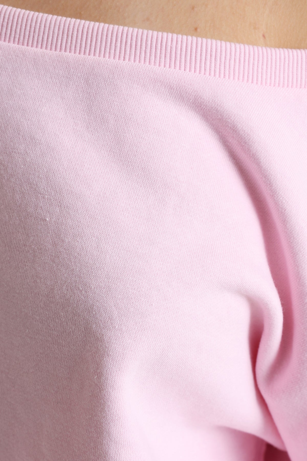 Sweatshirt off shoulder - Rose