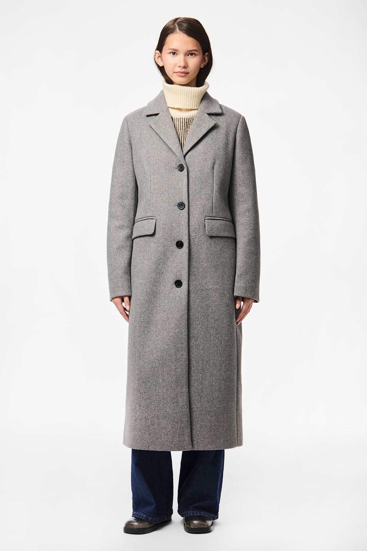 Manteau PCJADINE - December Sky Melange