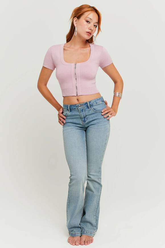 Bootcut Jeans - Blue Denim