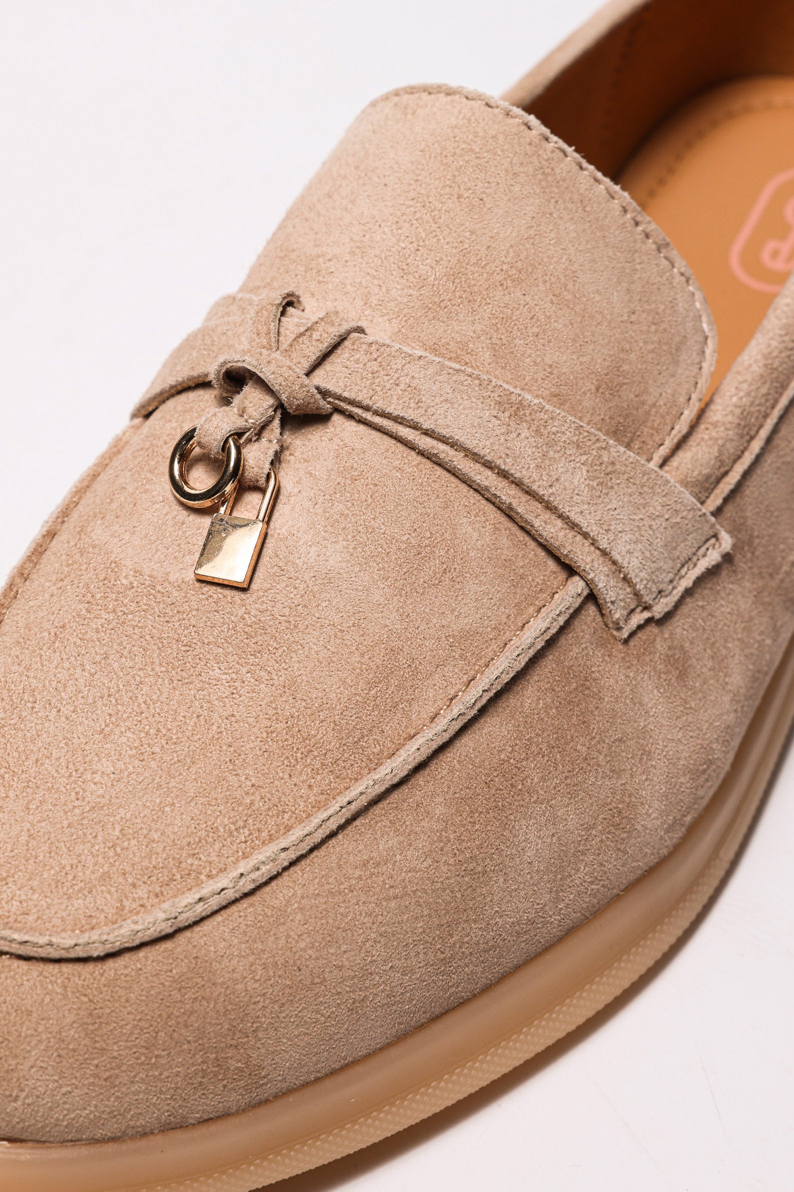 Wildleder Loafer - Cappuccino
