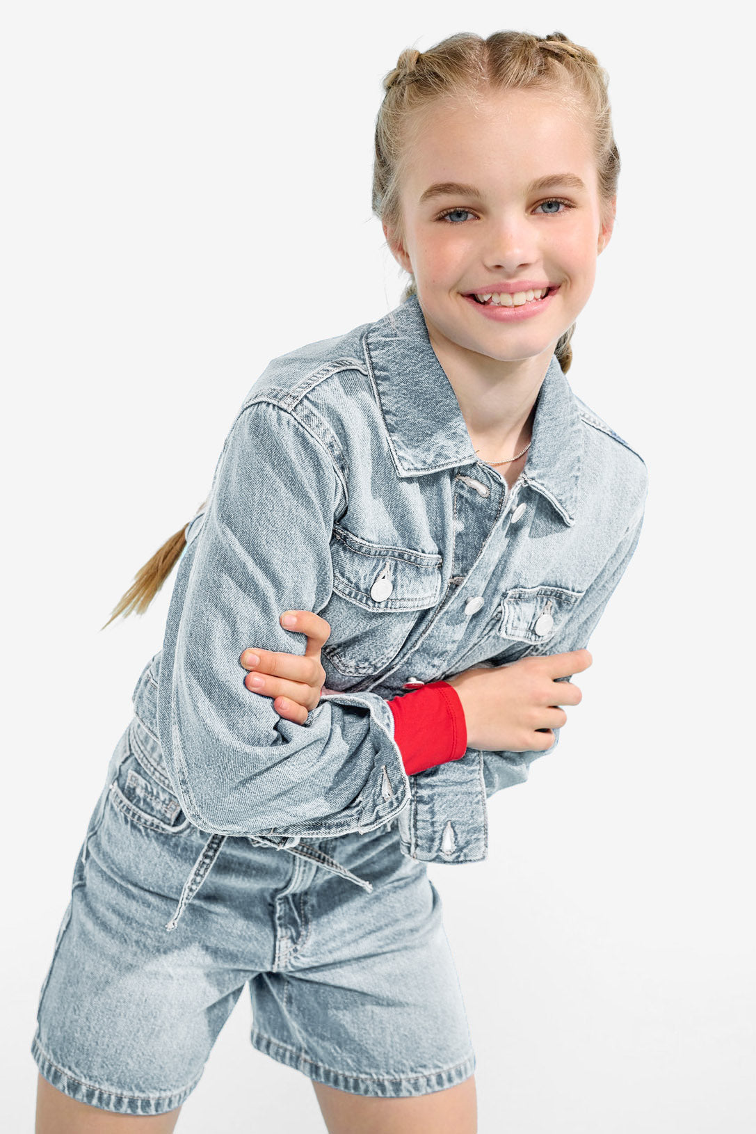 KOGLUMI Jeansjacke - Light Blue Denim