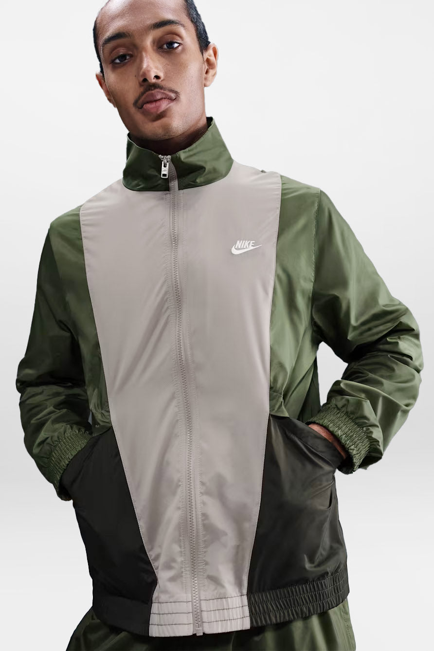 Trainingsjacke - Medium Olive + Sequoia + College Grey
