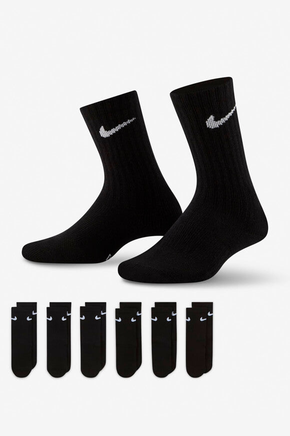 Performance Basics Sechserpack Kids Socken - Black