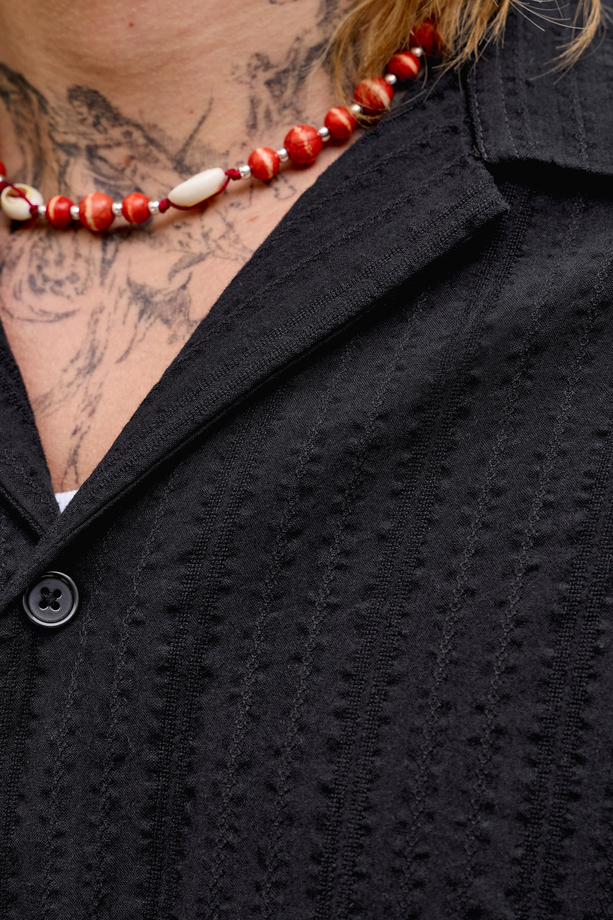 JJETYSON Strukturiertes Hemd - Black