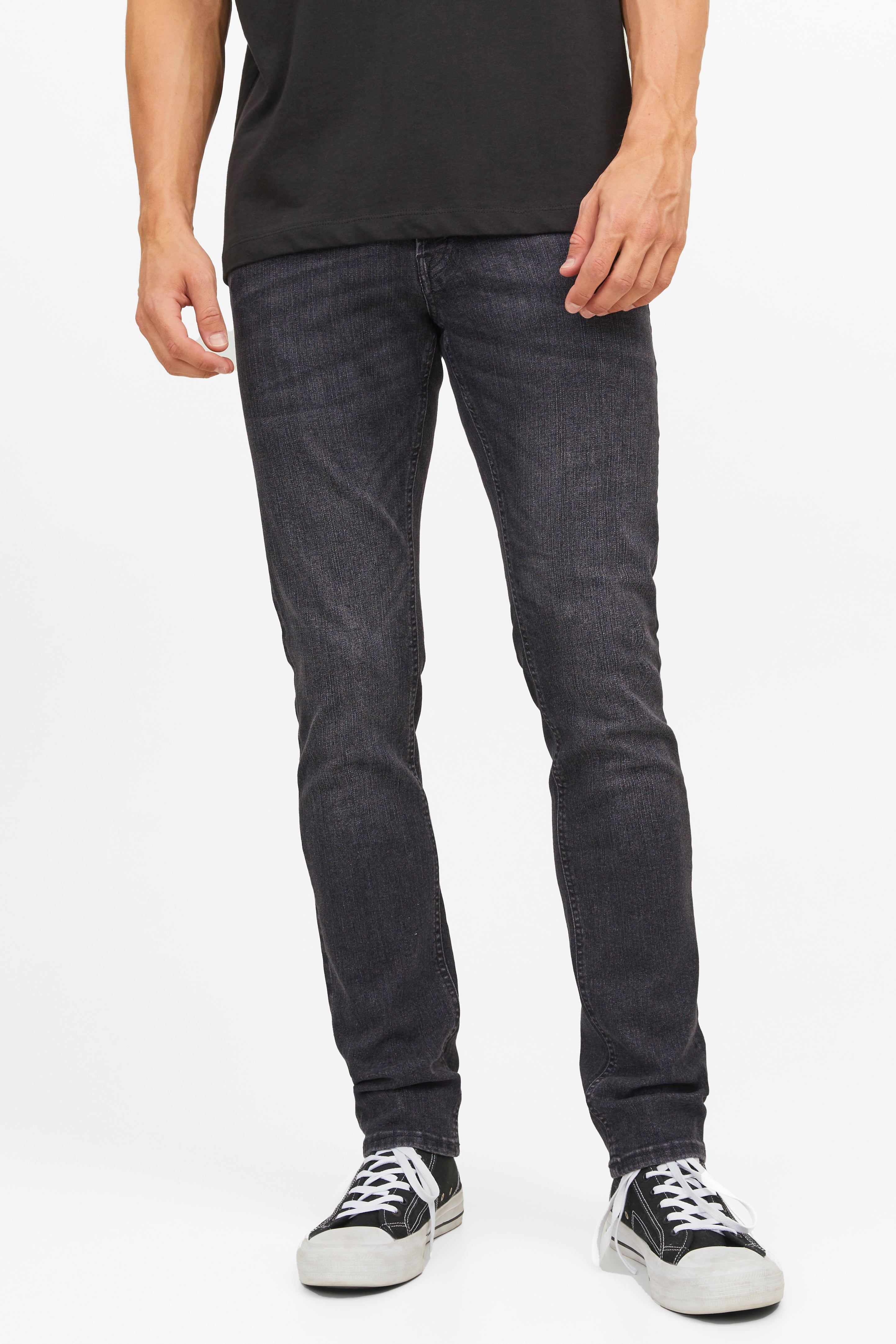 JJIGLENN JJORIGINAL Slim Fit Jeans L32 - Black Denim