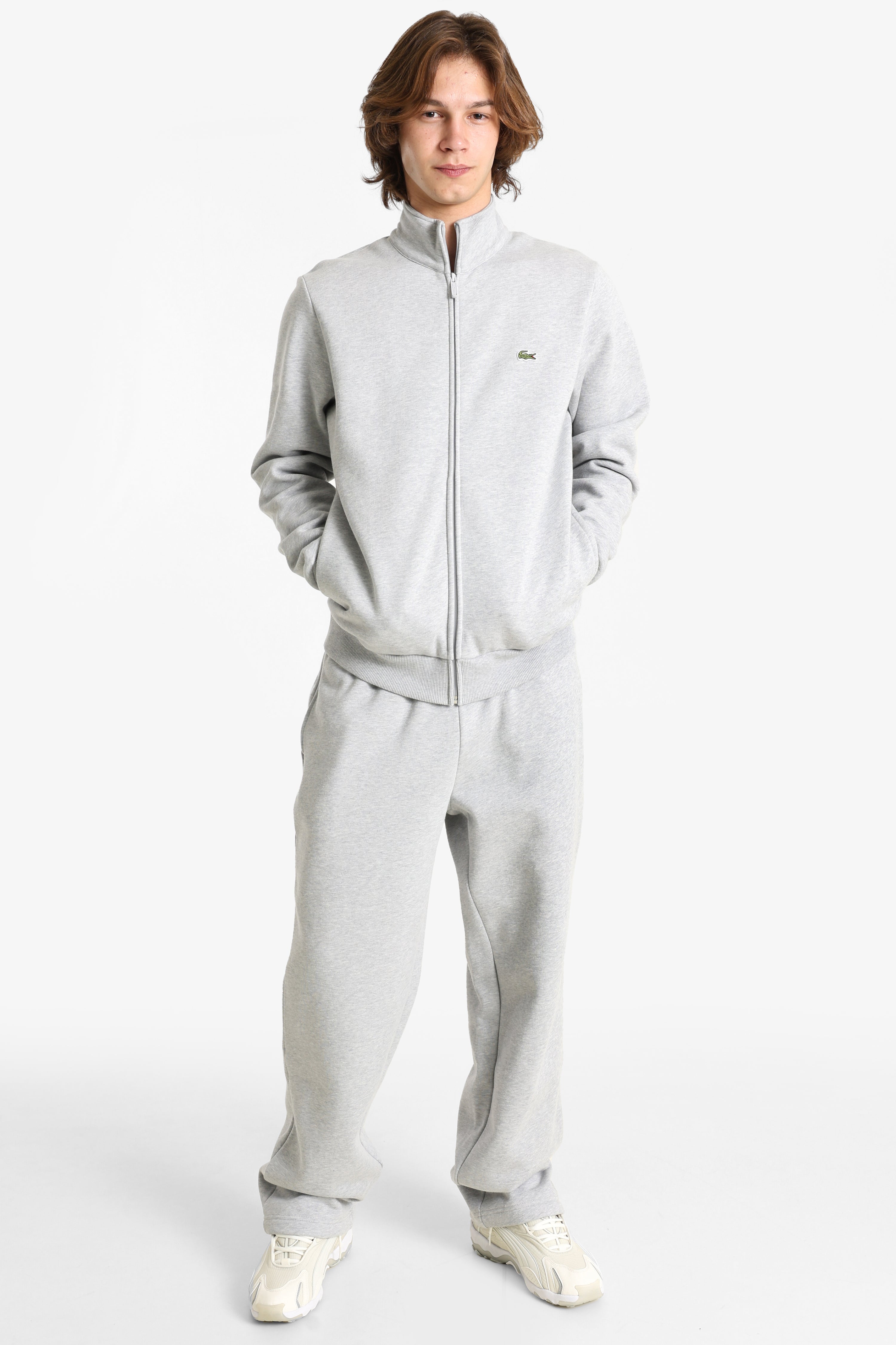 Felpa con zip - Silver Chine