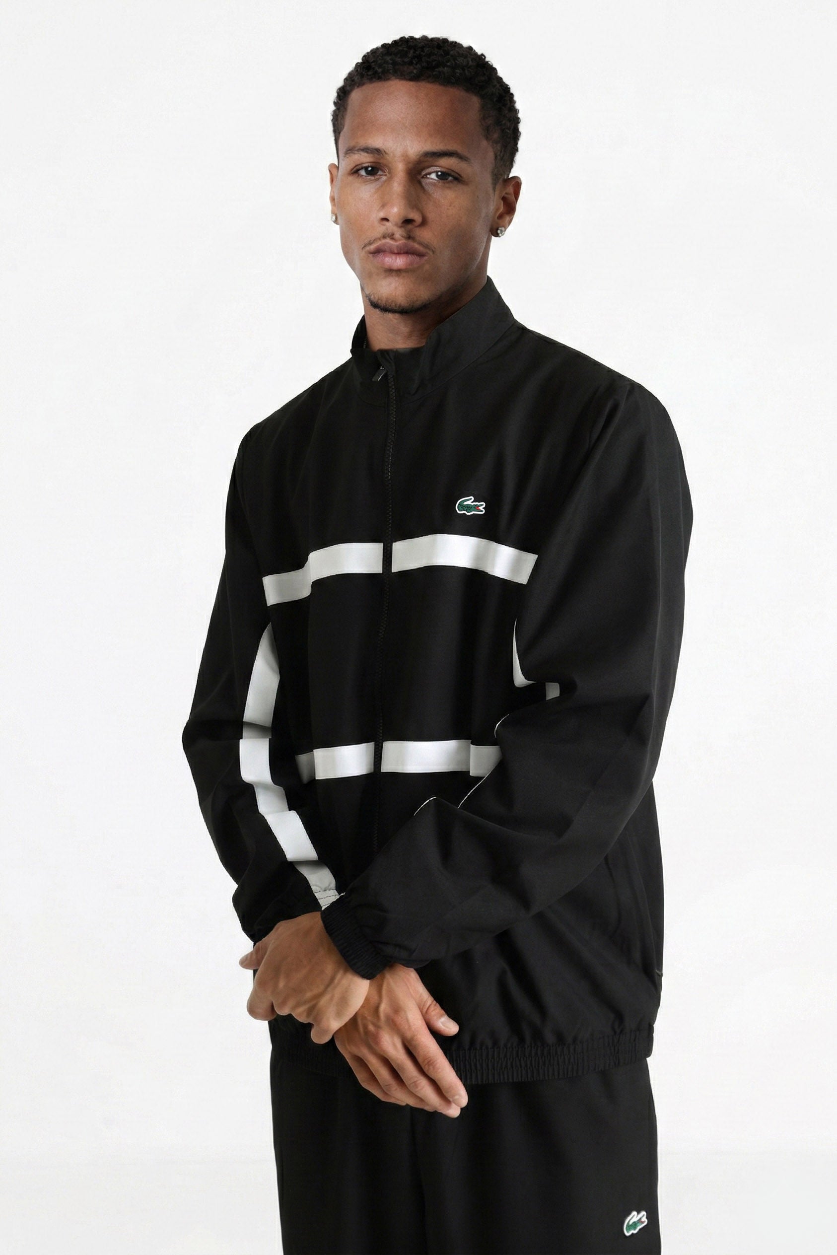 Trainingsjacke - Black + White