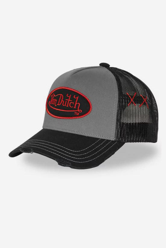 Trucker Cap / Snapback - Grey + Black