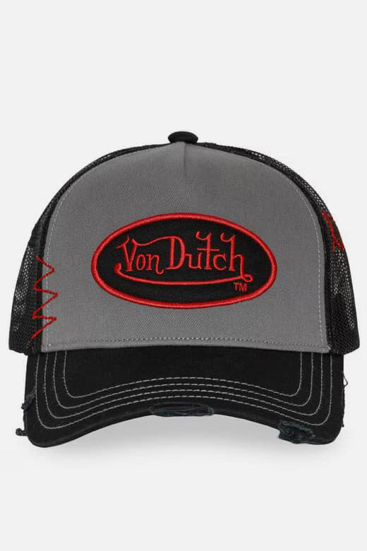 Trucker Cap / Snapback - Grey + Black