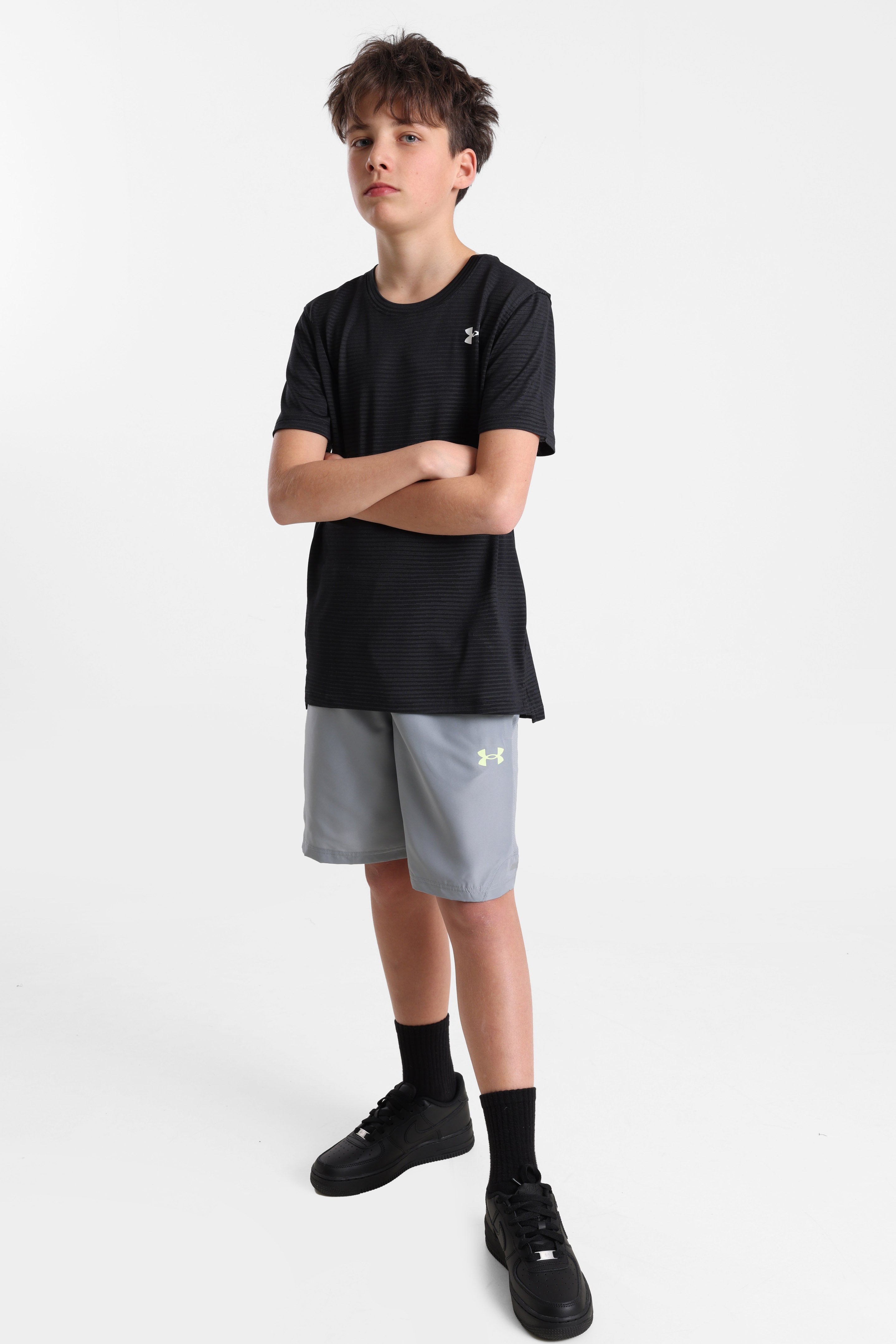 Strukturiertes T-Shirt - Black