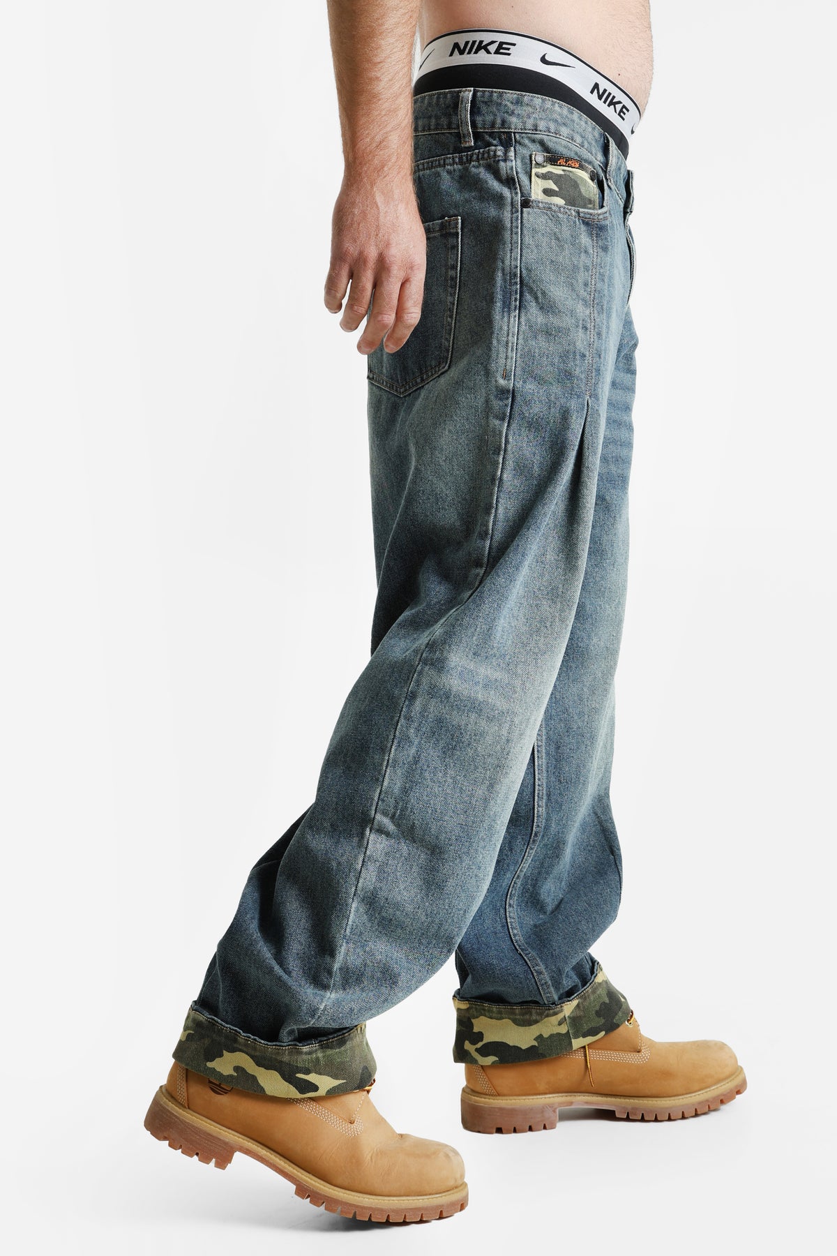 Jeans a vestibilità baggy - Bleu délavé