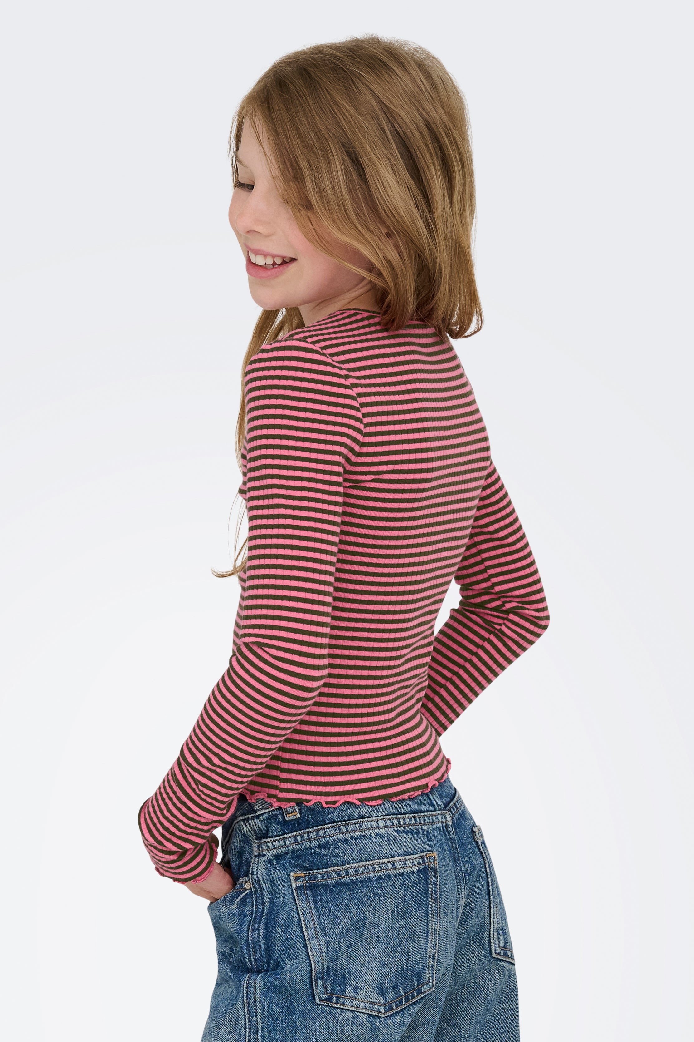 Camicia a maniche lunghe KOGDIXI - Pink Lemonade + Forest Nig