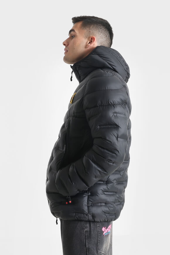 Savuno Leichte Gesteppte Jacke - Jet Black + Gold