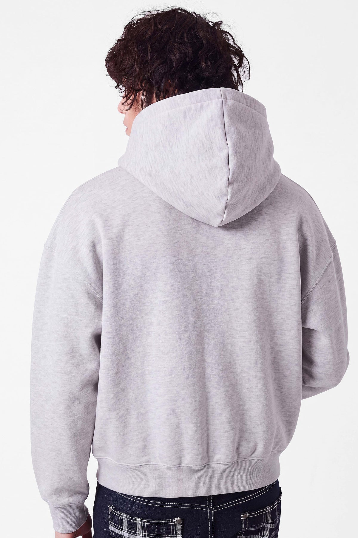 Sweat zippée à capuchon - Light Grey
