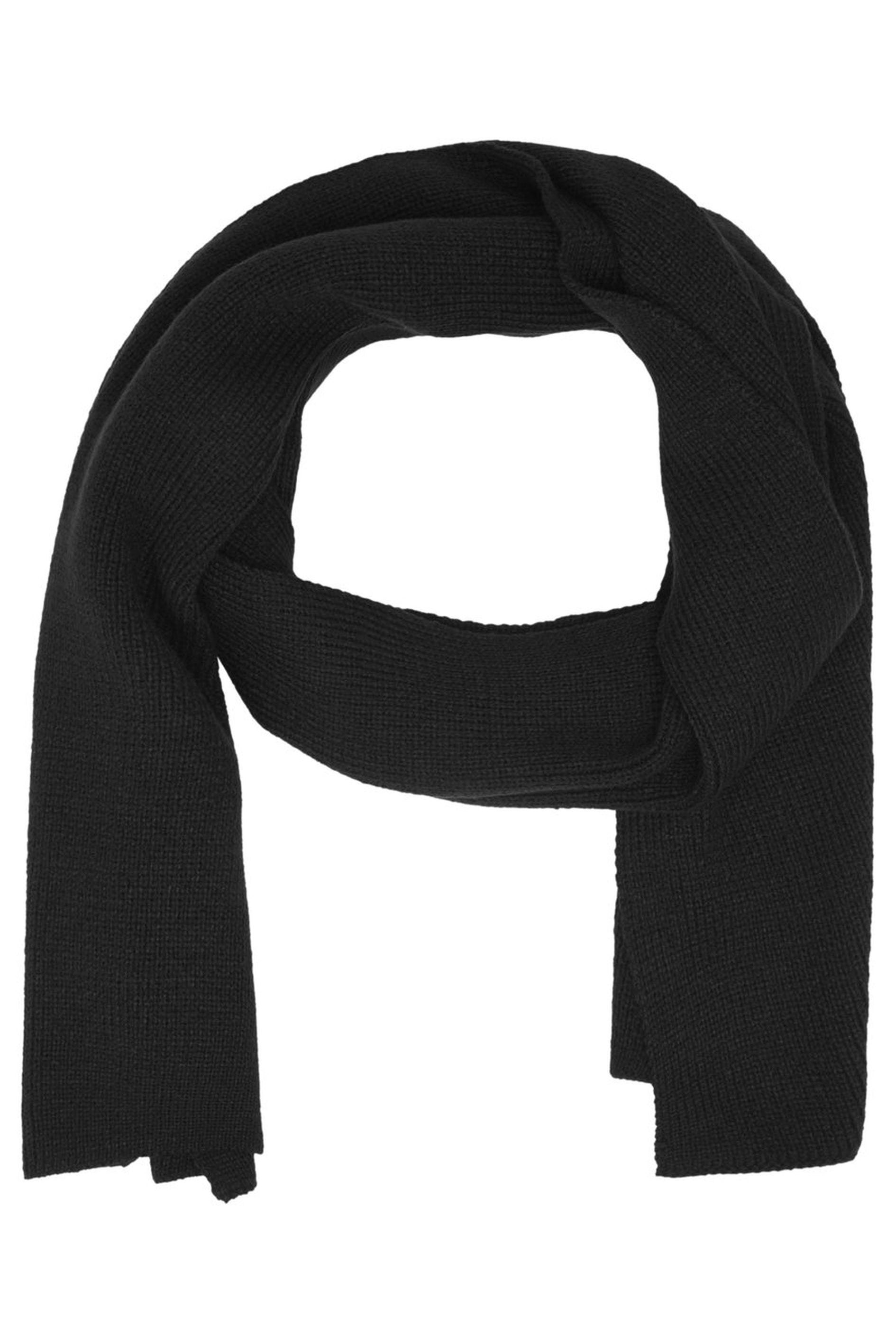Écharpe en tricot - Noir