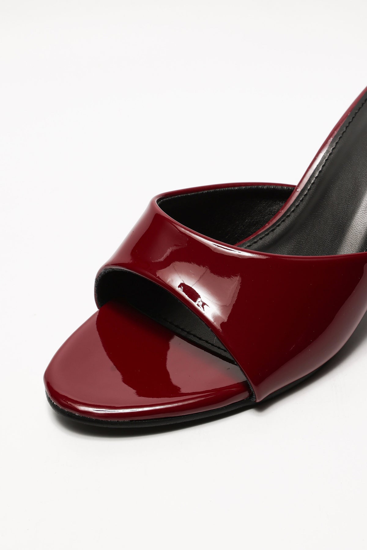 Patent mules - Bordeaux