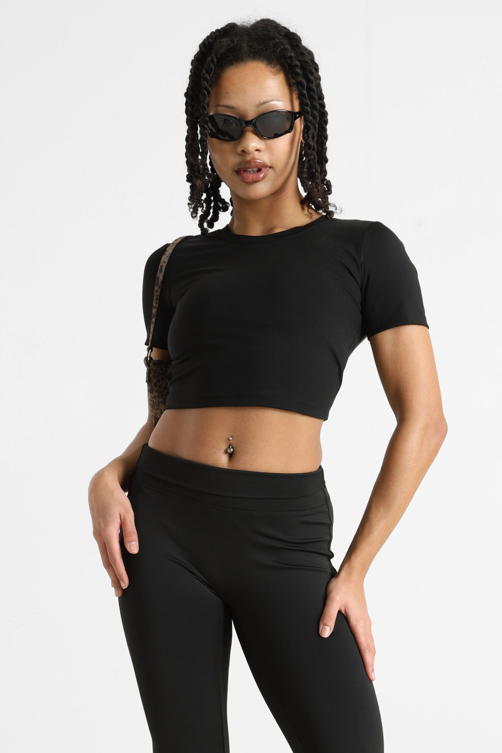 Crop T-Shirt - Black