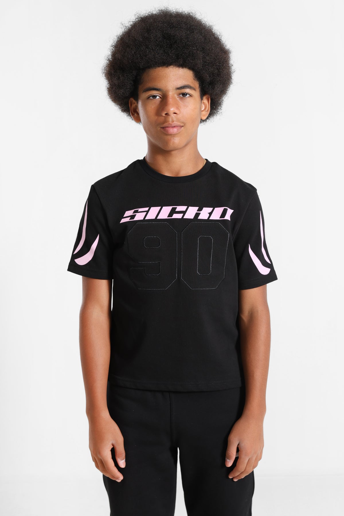 T-Shirt - Noir + Rose