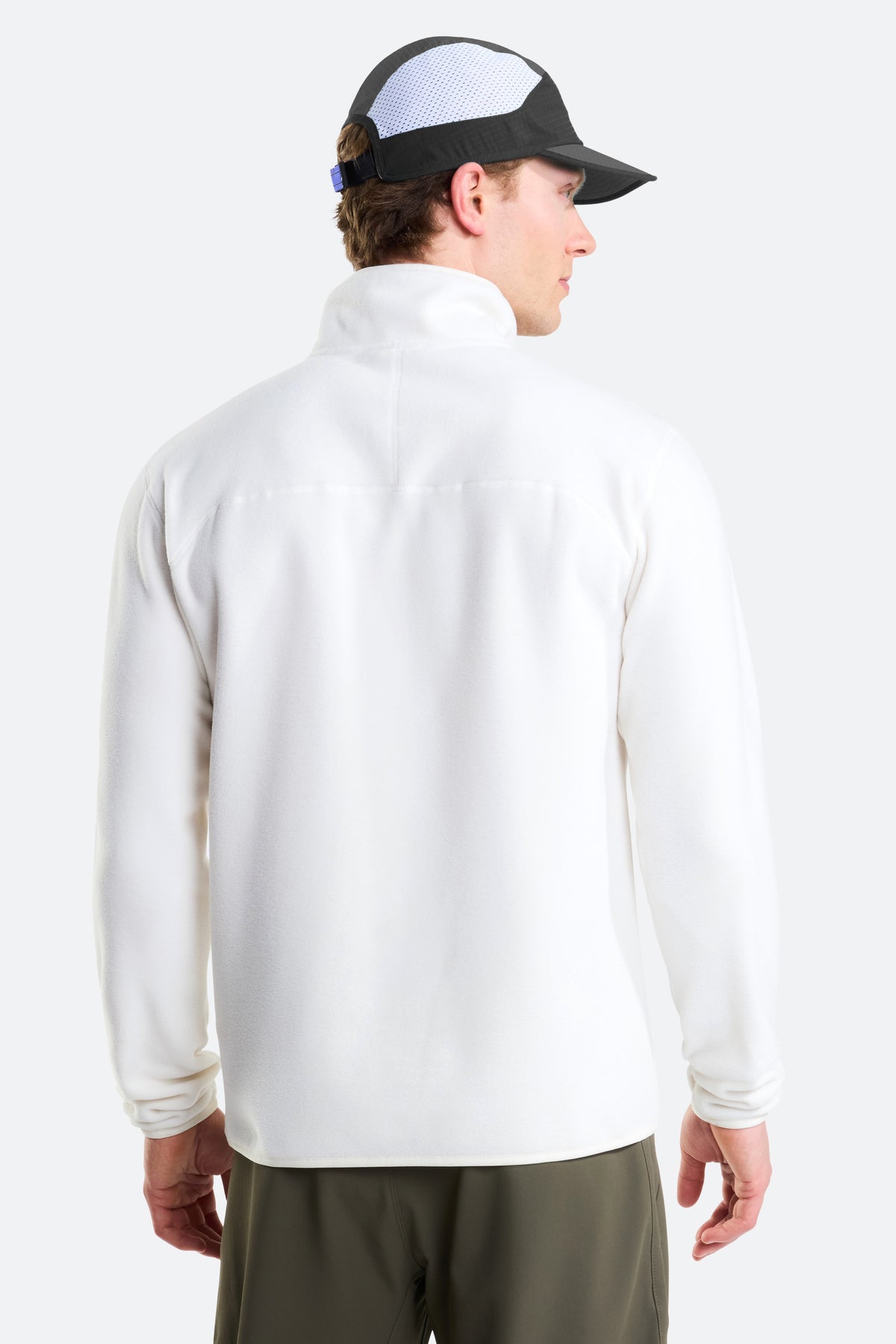 Glacier Fleece Sweater - White Dune