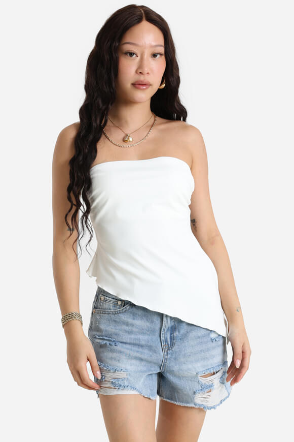 Bandeau Crop Top - Ecru