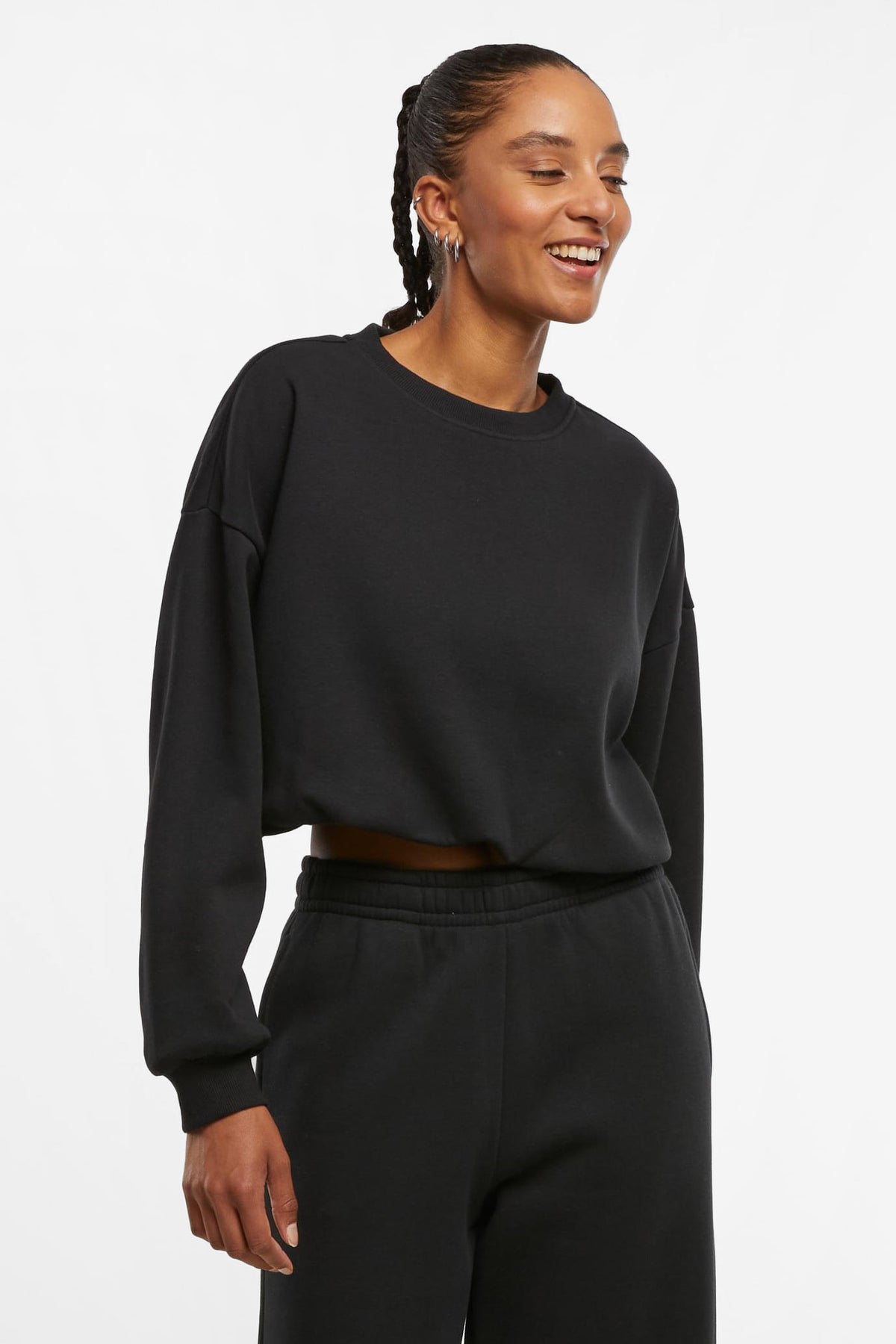 Crop Sweatshirt - Black